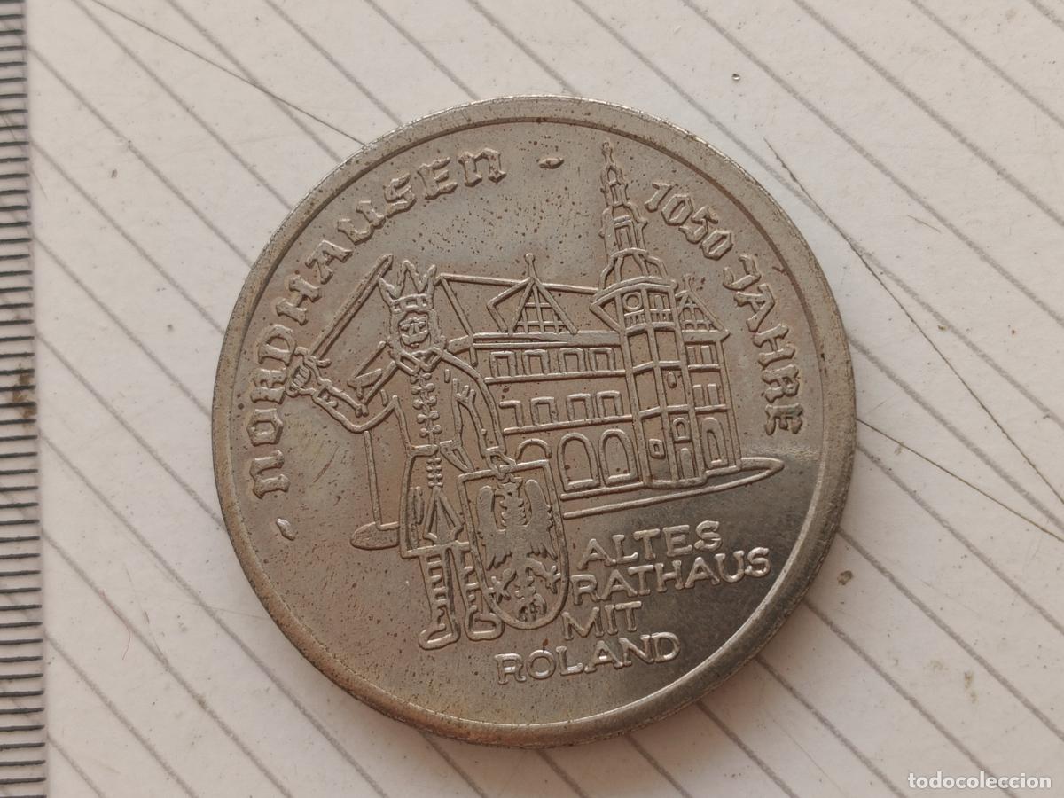 Medallas tem&aacute;ticas: RDA DDR Alemania Oriental. Medalla Nordhausen