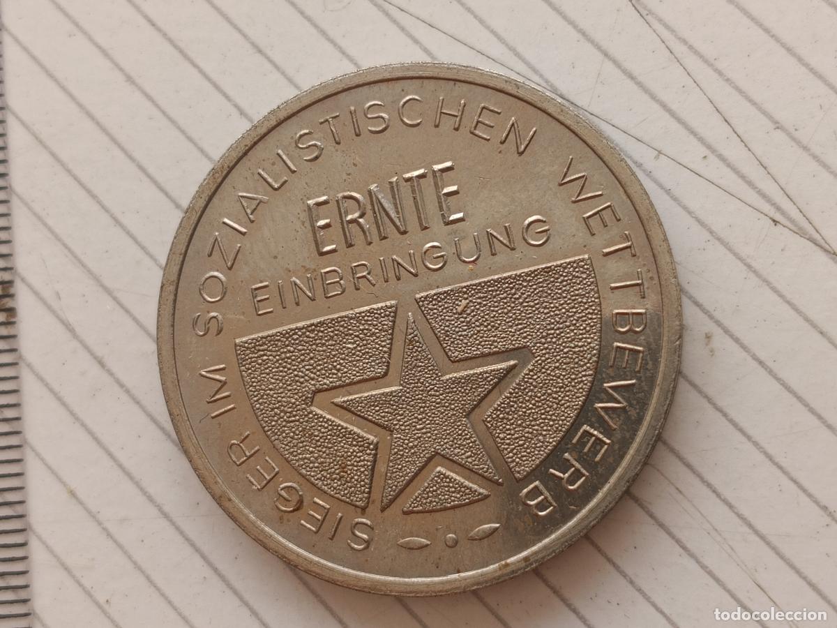 Medallas tem&aacute;ticas: Alemania Oriental DDR RDA Sozialistische Wettbewerb