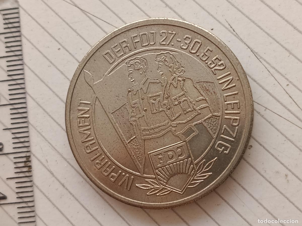 Medallas tem&aacute;ticas: Alemania Oriental DDR RDA. FDJ