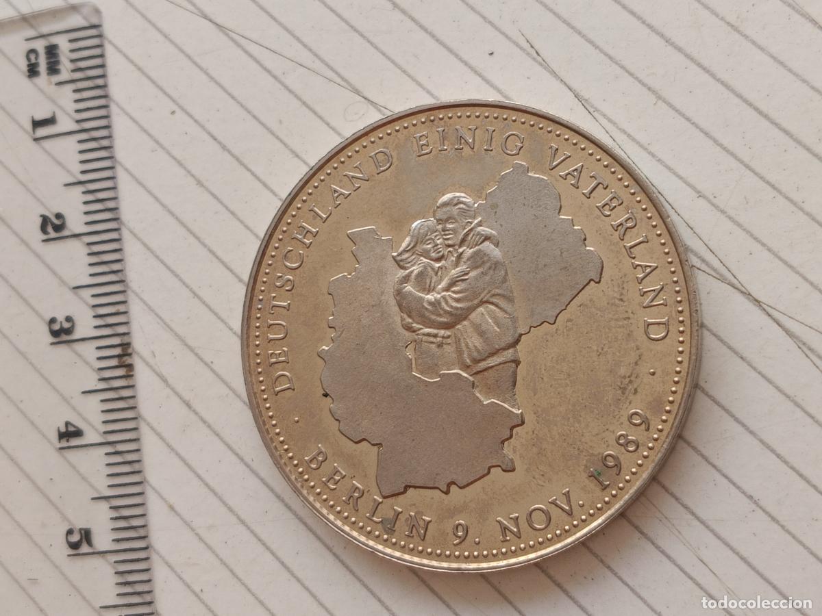 Medallas tem&aacute;ticas: Alemania. Reunificaci&oacute;n alemana 1989. Medalla