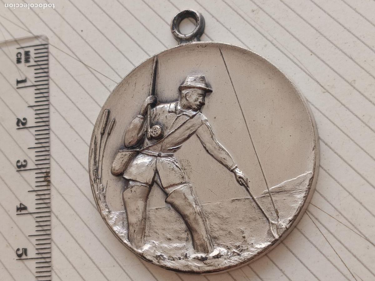 Medallas tem&aacute;ticas: Medalla de pesca. 1986. Alemania