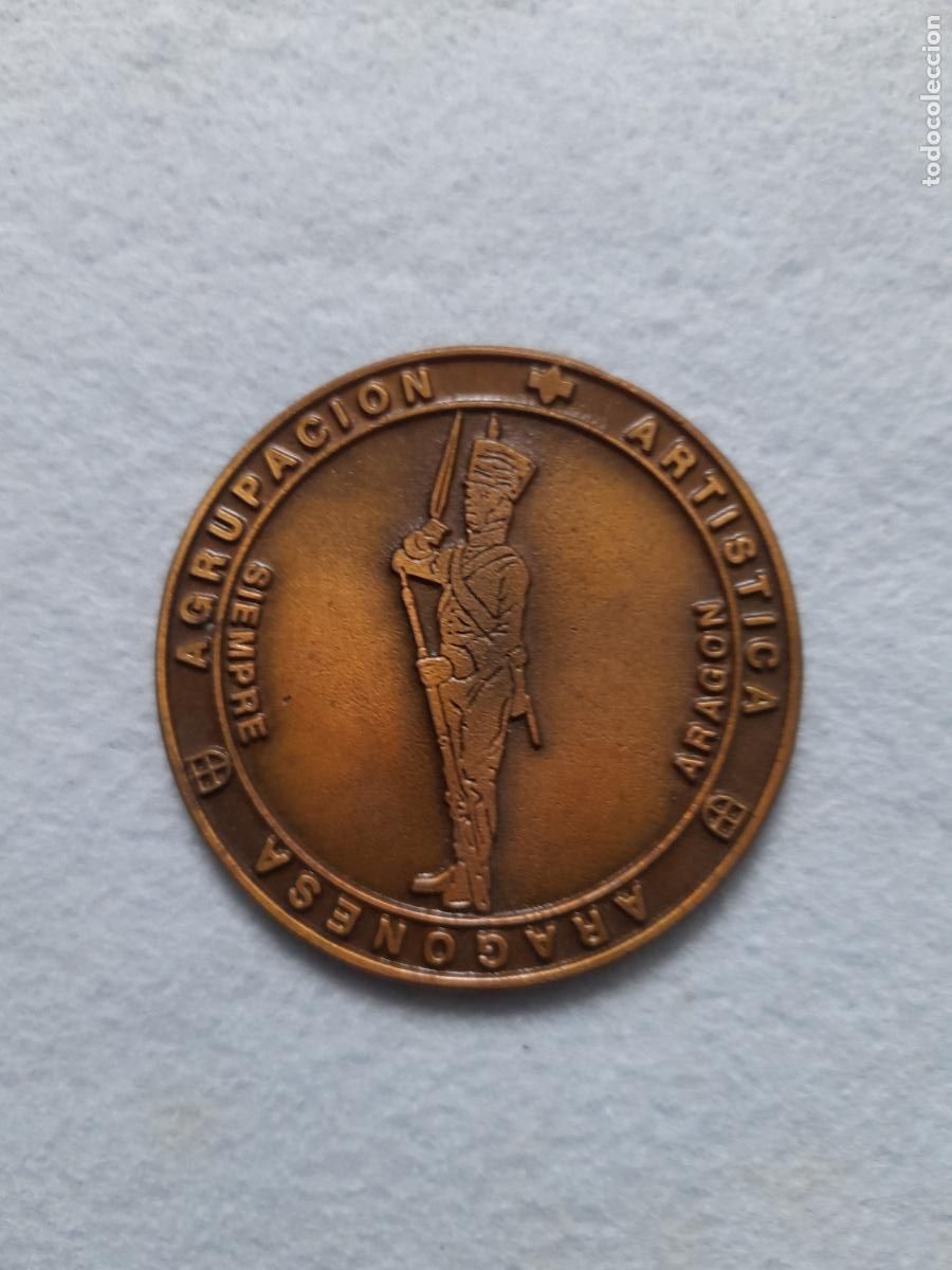 Medallas tem&aacute;ticas: Medalla XVII Muestra de Miniaturismo 2004. Rgto. Inf&ordf; L&iacute;nea de Cari&ntilde;ena 1810 - 1814.