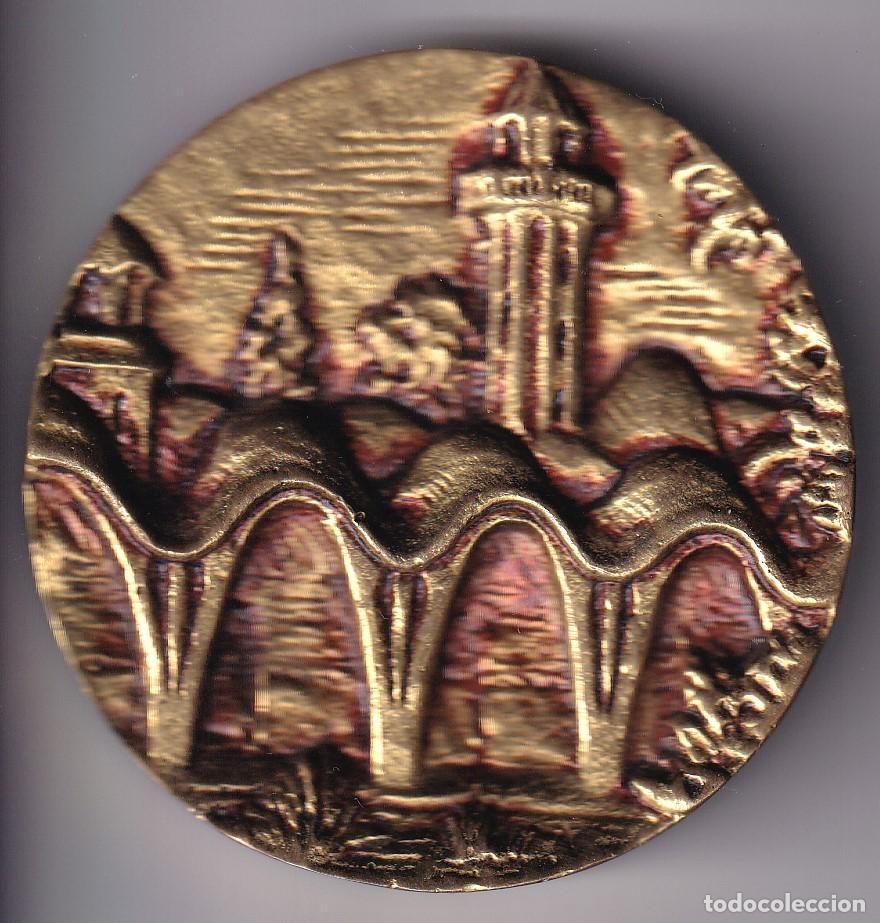 Medallas tem&aacute;ticas: MEDALLA DEL XI EXPOSICION FILATELIC I NUMISMATIC DE TERRASSA DEL A&Ntilde;O 1973 (DIAMETRO 7cm)
