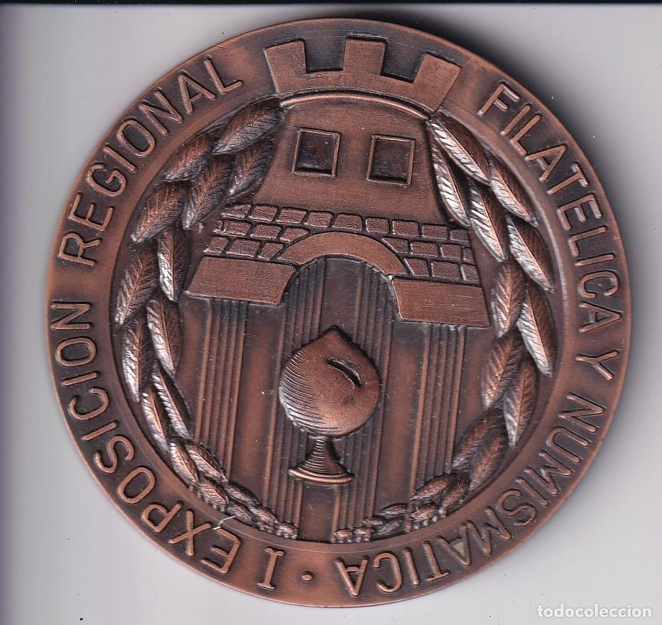 Thematic medals: MEDALLA DE LA I EXPOSICI&Oacute;N DE FILATELIA Y NUMISMATICA DE TARRASSA DEL A&Ntilde;O 1969 (DIAMETRO 7cm)
