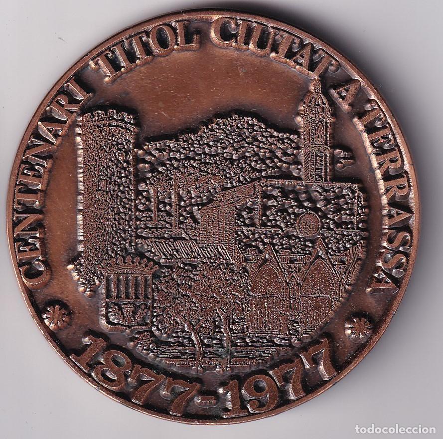 Thematic medals: MEDALLA DE LA XV EXPOSICI&Oacute;N DE FILATELIA Y NUMISMATICA DE TARRASSA DEL A&Ntilde;O 1977 (DIAMETRO 7cm)