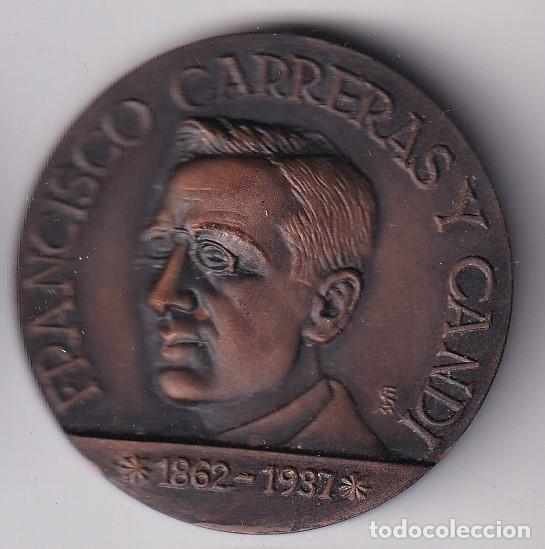 Medallas tem&aacute;ticas: MEDALLA DEL CIRCULO FILATELICO DE BARCELONA DEL A&Ntilde;O 1964 - FRANCISCO CARRERAS (DIAMETRO 4,2cm)