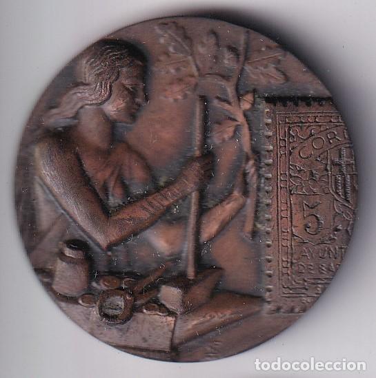 Medallas tem&aacute;ticas: MEDALLA DEL CIRCULO FILATELICO DE BARCELONA DEL A&Ntilde;O 1959 (DIAMETRO 4,2cm)