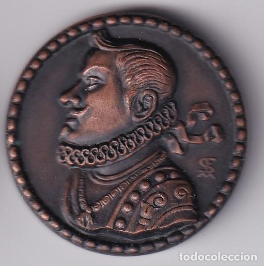 Medalhas tem&aacute;ticas: MEDALLA DEL CIRCULO FILATELICO DE BARCELONA DEL A&Ntilde;O 1964 - PHILIPPUS III (DIAMETRO 4,2cm)