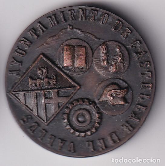 Medallas tem&aacute;ticas: MEDALLA EXPOSICION NUMISMATICA DE CASTELLAR DEL VALLES DEL A&Ntilde;O 1966 (DIAMETRO 4,2cm)