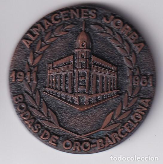Medalhas tem&aacute;ticas: MEDALLA ALMACENES JORBA BODAS DE ORO - GRAN TROFEO DE NATACION DEL A&Ntilde;O 1961 (DIAMETRO 4,2cm)