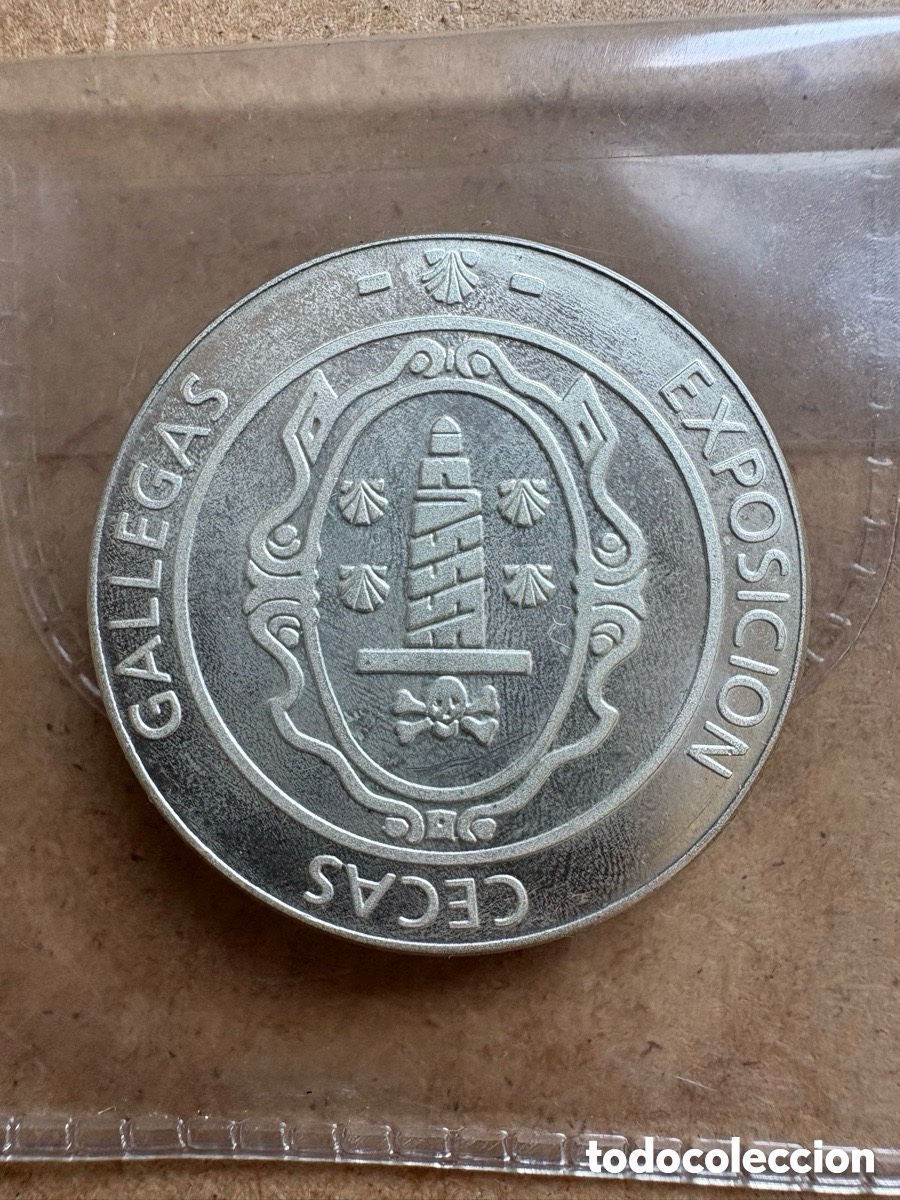 Medalhas tem&aacute;ticas: Medalla IV Centenario Mar&iacute;a Pita, Exposici&oacute;n Cecas Gallegas (A16)