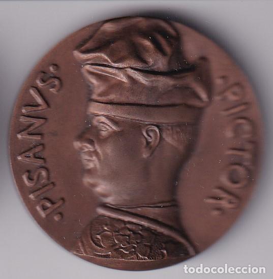 Medallas tem&aacute;ticas: MEDALLA CIRCULO FILATELICO Y NUMISMATICO DE BARCELONA DEL A&Ntilde;O 1957 - PISANUS PICTOR (DIAMETRO 4,2cm)