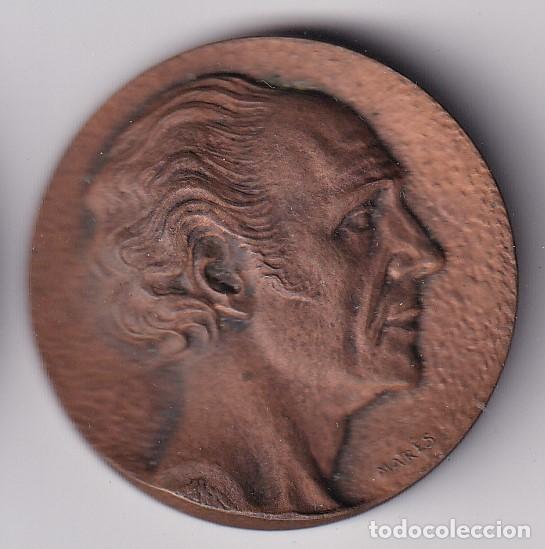 Medalhas tem&aacute;ticas: MEDALLA CIRCULO FILATELICO Y NUMISMATICO DE BARCELONA DEL A&Ntilde;O 1963 - FREDERIC MARES (DIAMETRO 4,2cm)