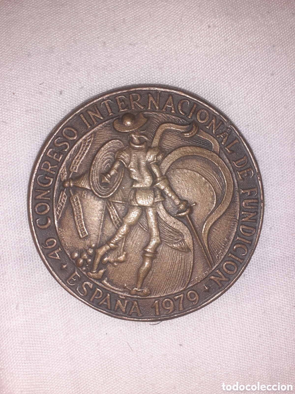 Medallas tem&aacute;ticas: MEDALLA 40 CONGRESO INTERNQCIONAL DE FUNDICION. ESPA&Ntilde;A. 1979. ATEF. FUNDICION Y ENERGIA. 5 CM