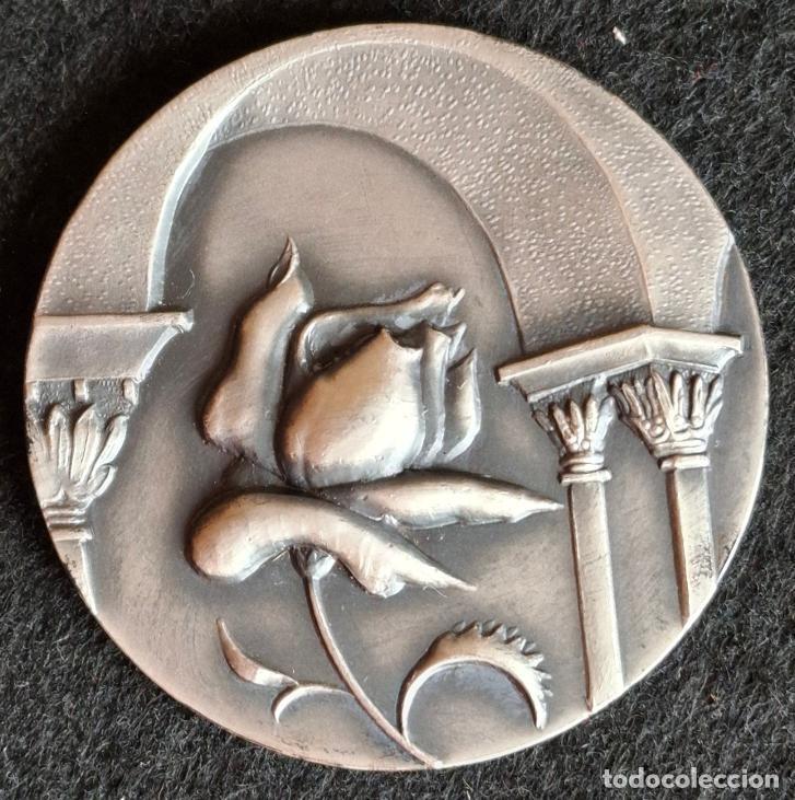 Medallas tem&aacute;ticas: (MEDN-260700)MEDALLA DE PLATA ANIVERSARIO EXPOSICION DE FLORES GERONA A&Ntilde;O 1967
