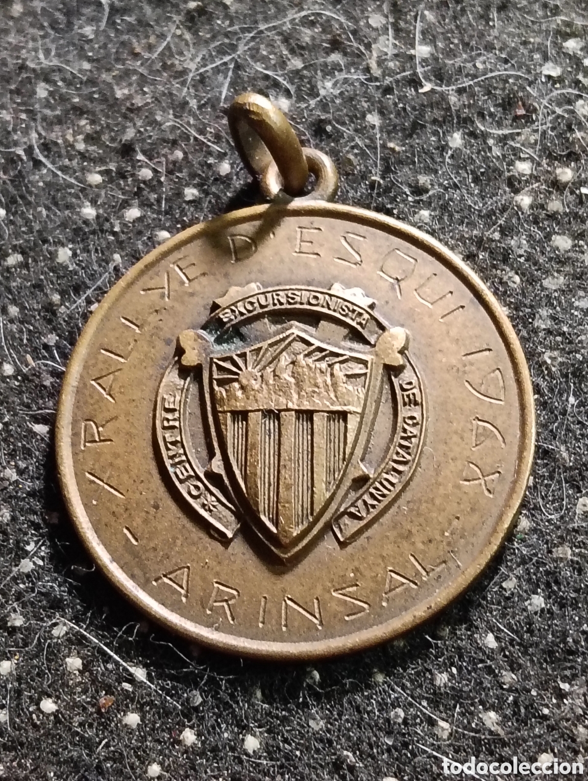 Medallas tem&aacute;ticas: Medalla X Rallye de Esqu&iacute; 1968 Arinsal, control Antonia Sim&oacute;, metal mide 3,50 cm de di&aacute;metro.