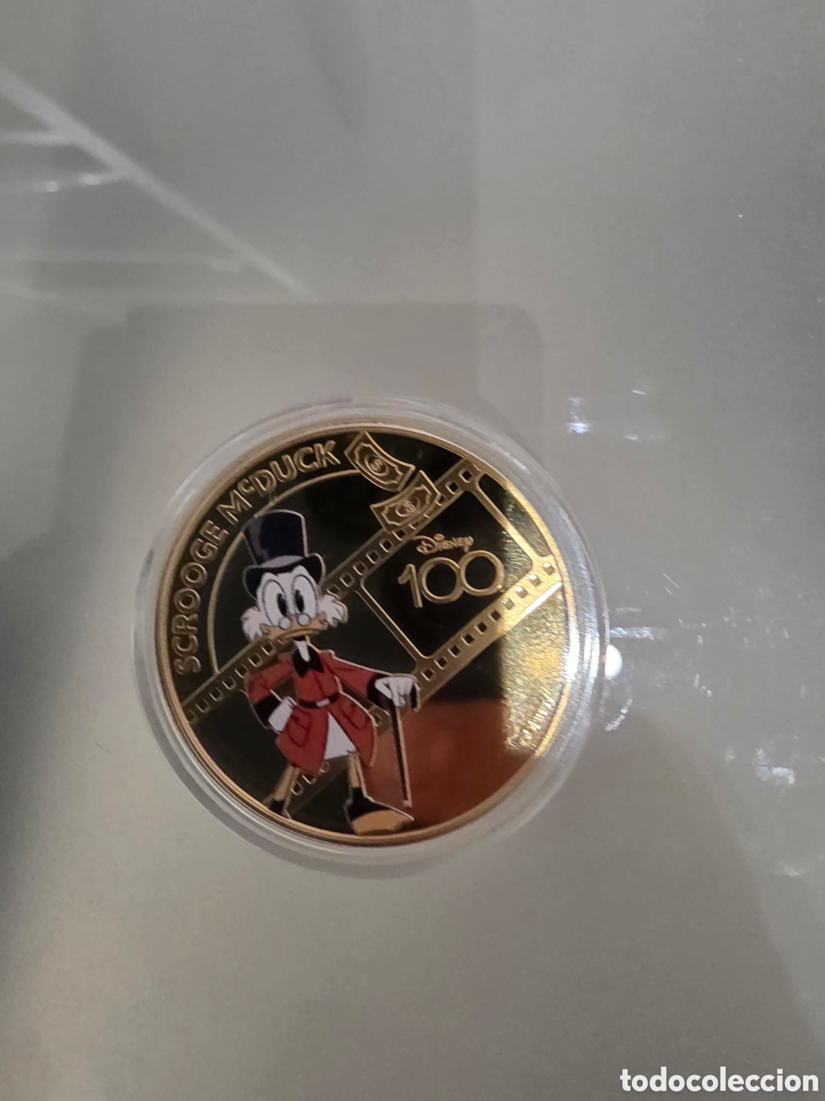 Medallas tem&aacute;ticas: Disney Scrooge Duck(Tio Gilito)