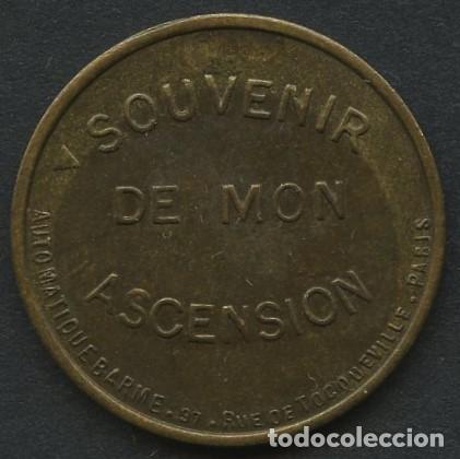Medallas tem&aacute;ticas: MEDALLA, TOKEN, SOUVENIR DE MON ASCENSI&Oacute;N, 1927, PAR&Iacute;S