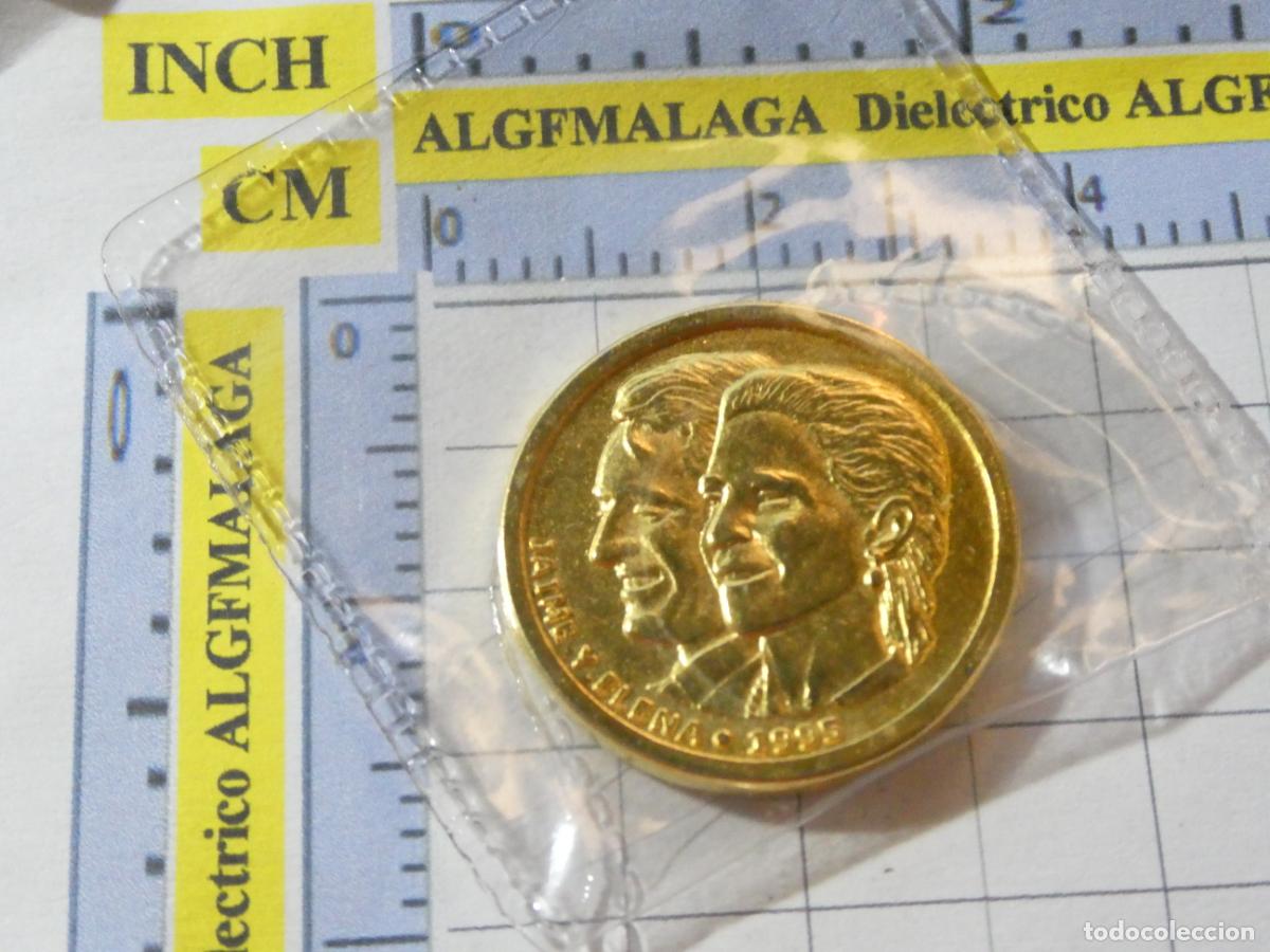 Medallas tem&aacute;ticas: MONEDA FICHA MEDALLA SEVILLA 1995 ENLACE BODA REAL JAIME MARICHALAR ELENA BORB&Oacute;N