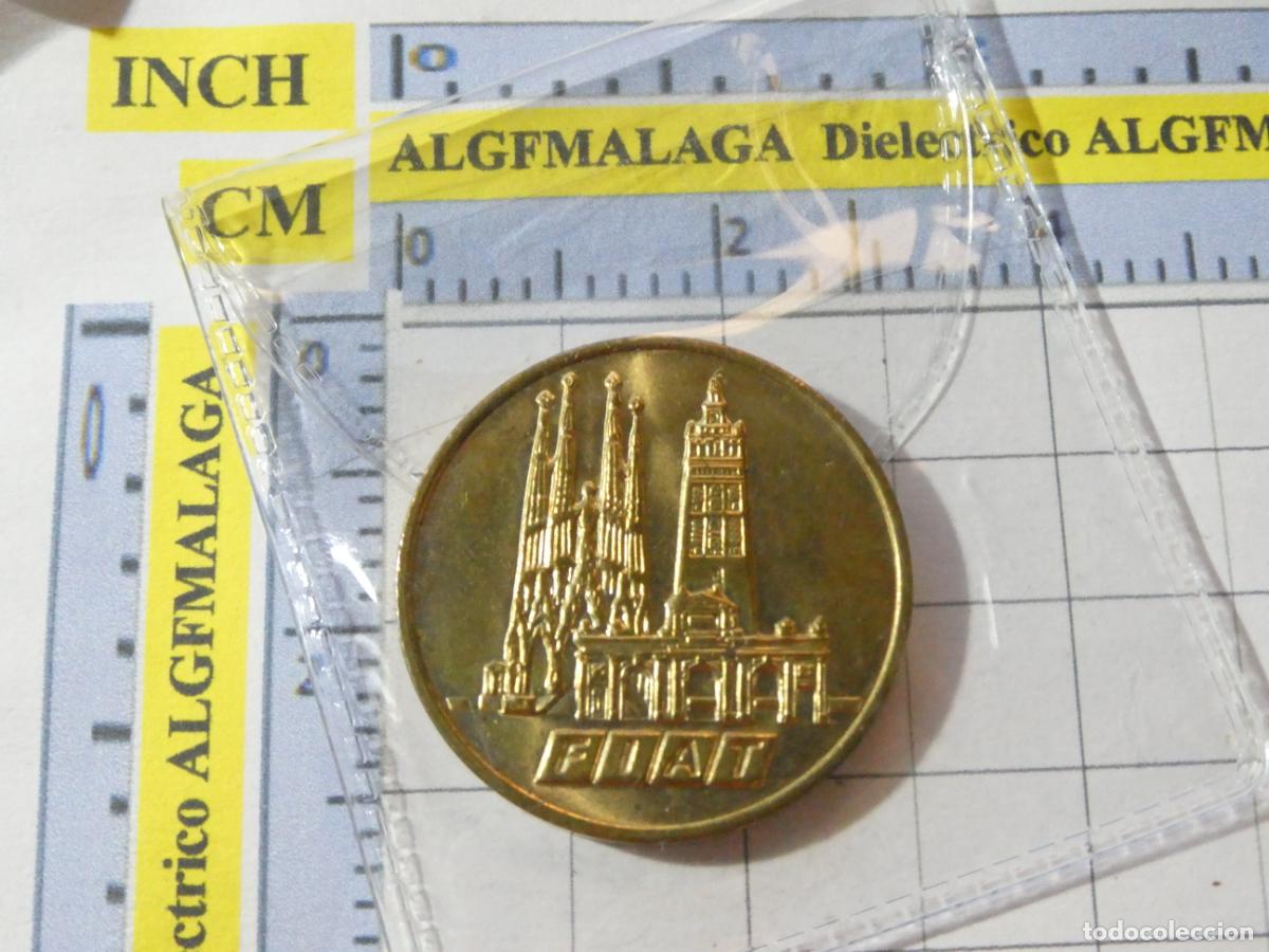 Medallas tem&aacute;ticas: MONEDA FICHA MEDALLA FIAT ESPA&Ntilde;A 92 1992. EXPO SEVILLA / JUEGOS OL&Iacute;MPICOS BARCELONA / CULTURA MADRID