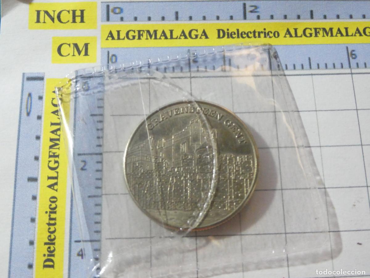 Medallas tem&aacute;ticas: MONEDA FICHA MEDALLA B&Eacute;LGICA. CASTILLO GANTE GRAVENSTEEN GENT