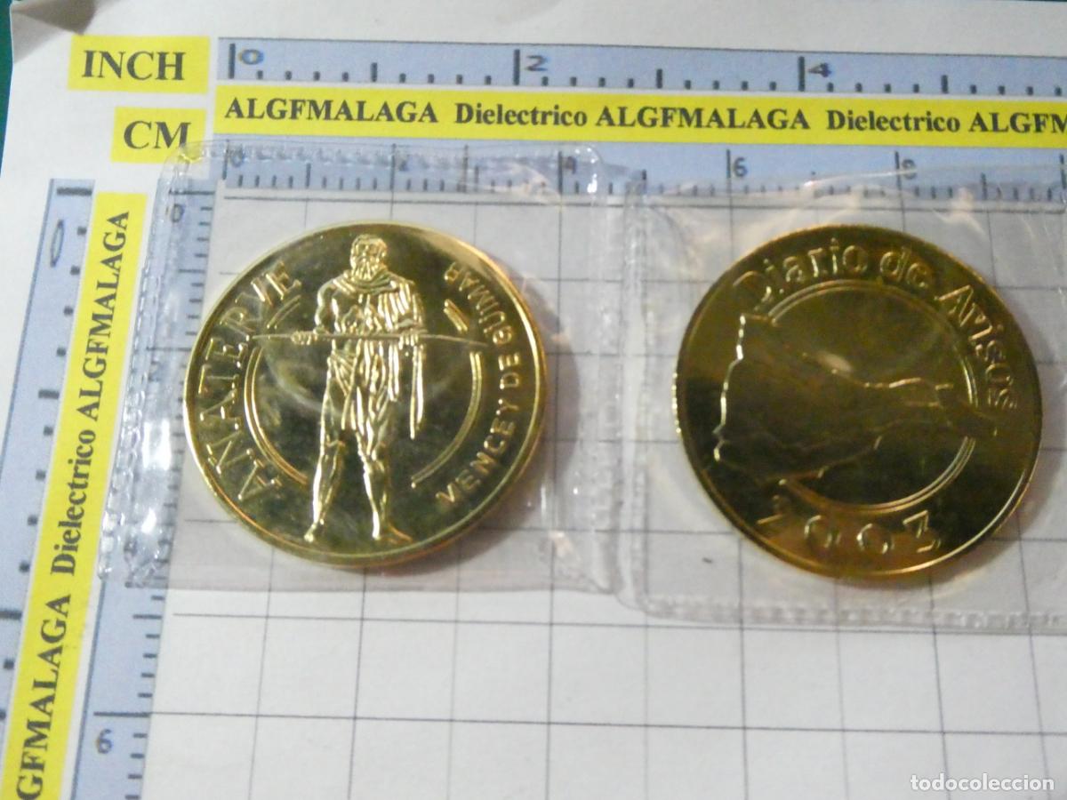 Medallas tem&aacute;ticas: MONEDA FICHA MEDALLA ISLAS CANARIAS 2003. ANATERVE MENCEY DE G&Uuml;IMAR. GUANCHES. DIARIO AVISOS
