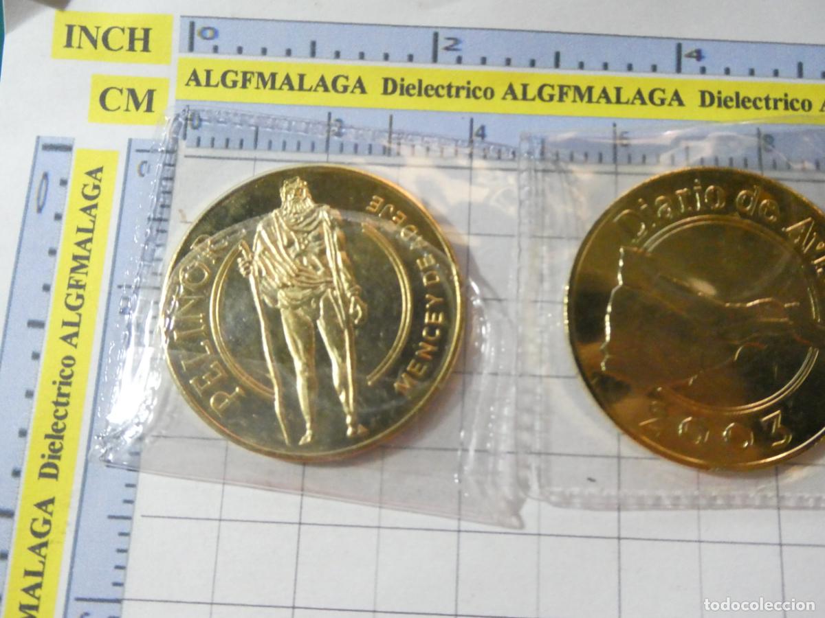 Medallas tem&aacute;ticas: MONEDA FICHA MEDALLA ISLAS CANARIAS 2003. PELINOR MENCEY DE ADEJE. GUANCHES. DIARIO AVISOS