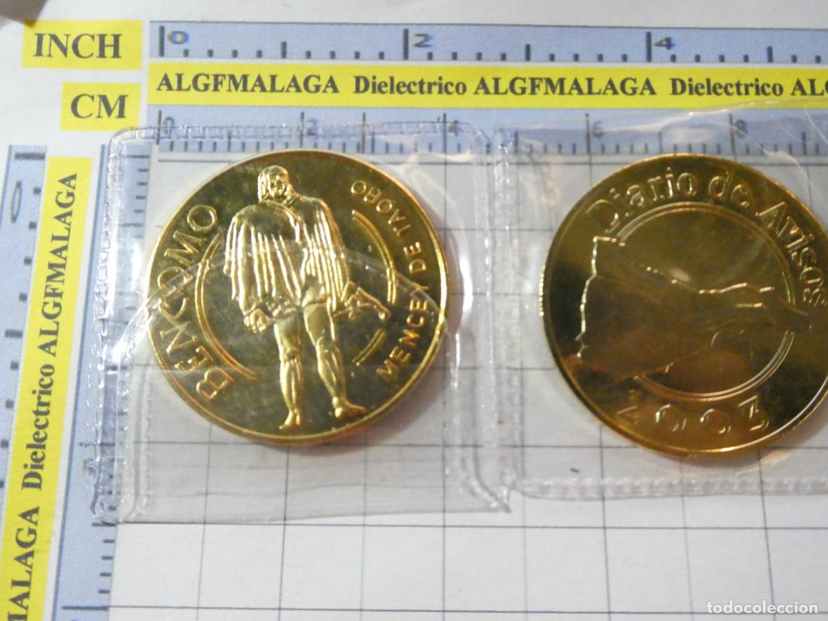 Medallas tem&aacute;ticas: MONEDA FICHA MEDALLA ISLAS CANARIAS 2003. BENCOMO MENCEY DE TAORO. GUANCHES. DIARIO AVISOS