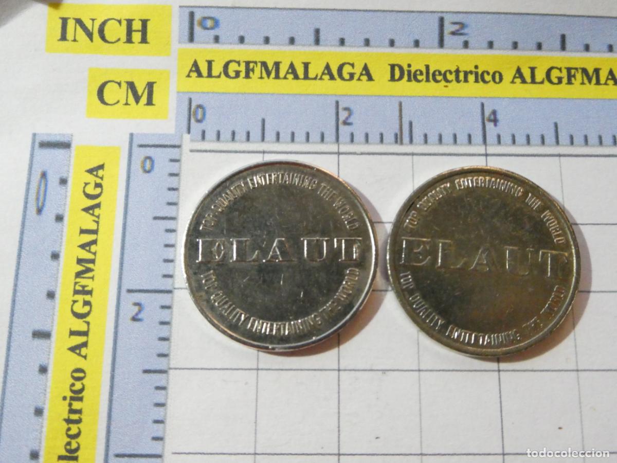 Medallas tem&aacute;ticas: 2 MONEDAS FICHAS MEDALLAS M&Aacute;QUINAS RECREATIVAS ARCADE VIDEOJUEGOS