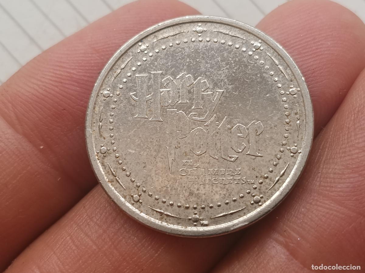 Medallas tem&aacute;ticas: Medalla, token. Harry Potter