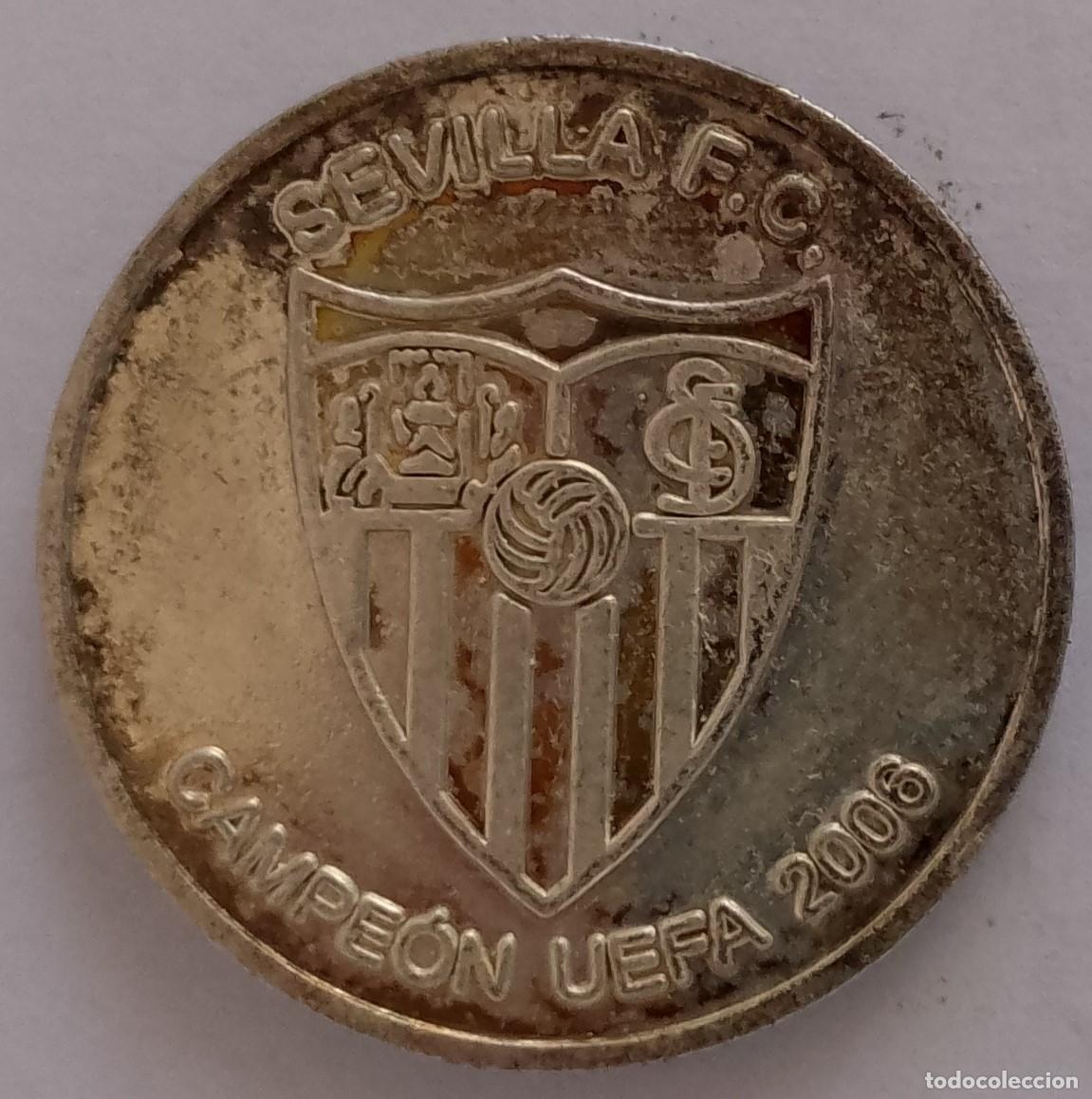 Medallas tem&aacute;ticas: MEDALLA COPA DE LA UEFA 2006 SEVILLA F.C.