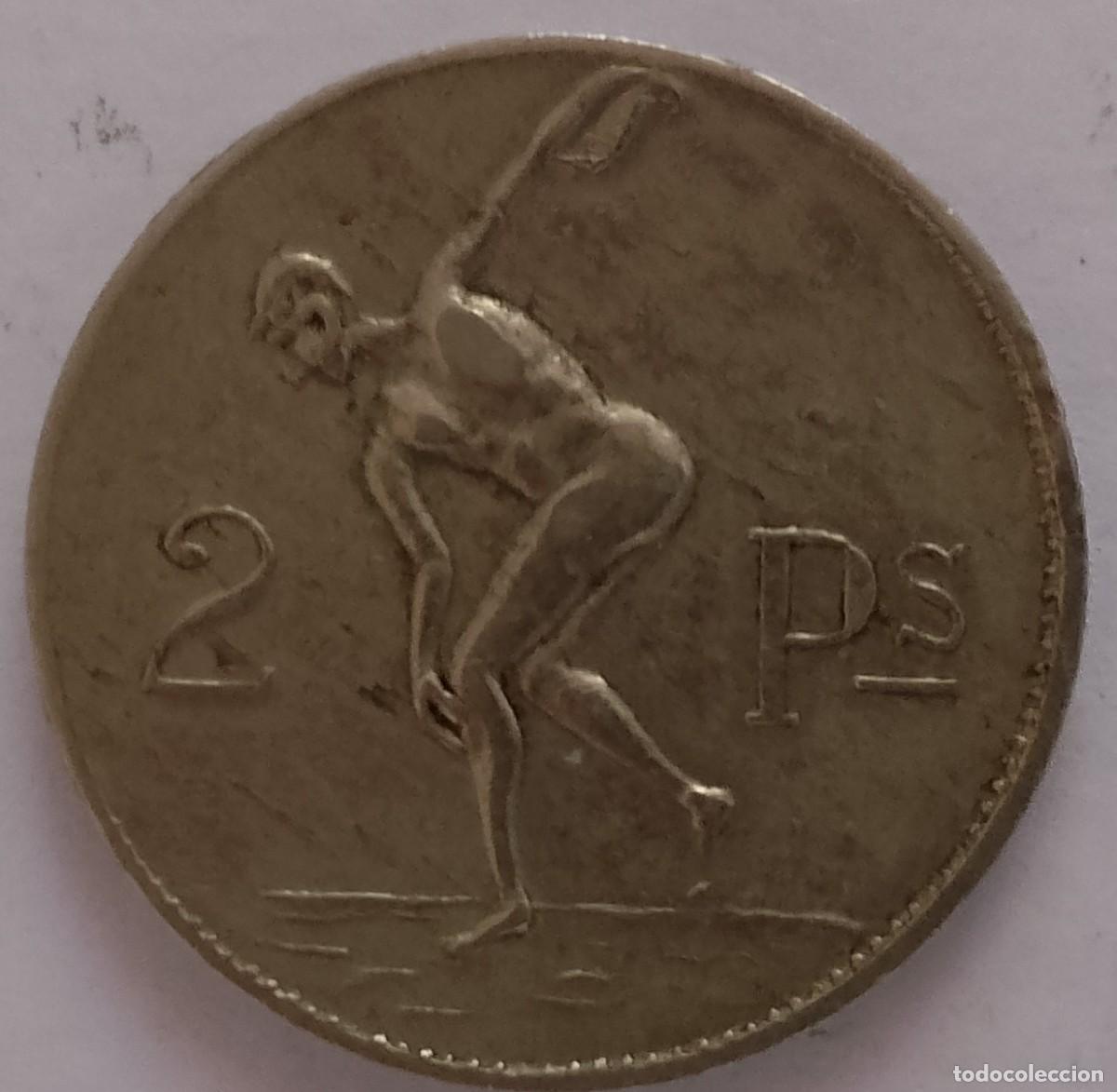 Medallas tem&aacute;ticas: MONEDA DE DOS PESOS SUDAMERICA