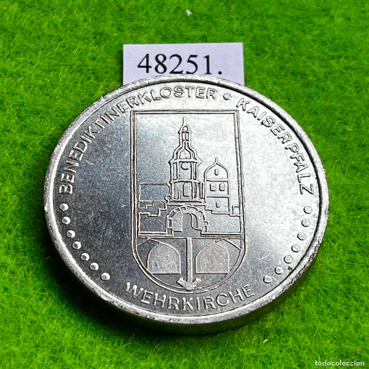 Medallas tem&aacute;ticas: Medalla Alemania comunista, Rohr Turingia, a&ntilde;o 815, Benediktinerkloster Kaiserpfalz, DDR, RDA