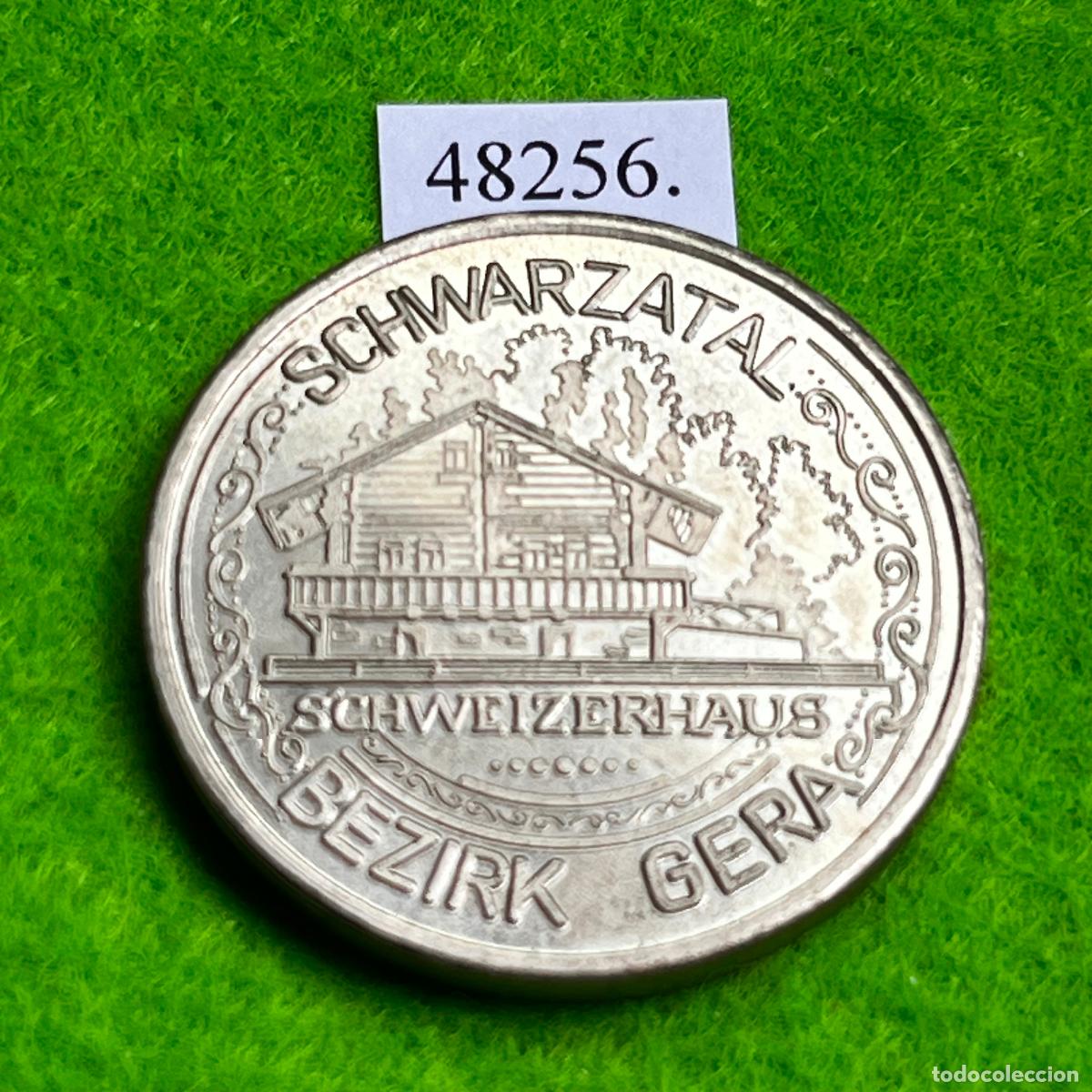 Medallas tem&aacute;ticas: Medalla Alemania comunista, SCHWARZATAL, SCHWEIZERHAUS, BEZIRK, GERA, DDR, RDA