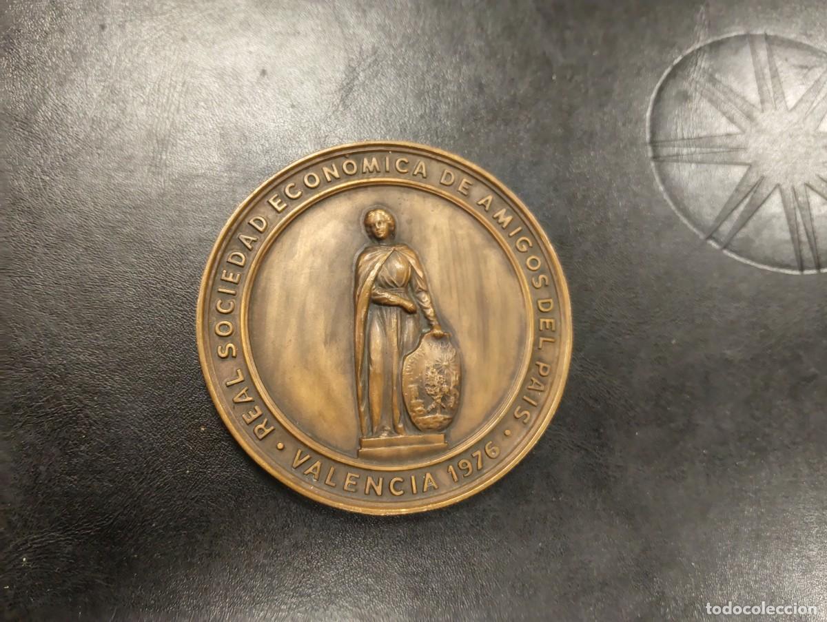 Medallas tem&aacute;ticas: MEDALLA DE MANO BRONCE II CENTENARIO REAL SOCIEDAD ECONOMICA AMIGOS DEL PAIS -1776 1976- VALENCIA