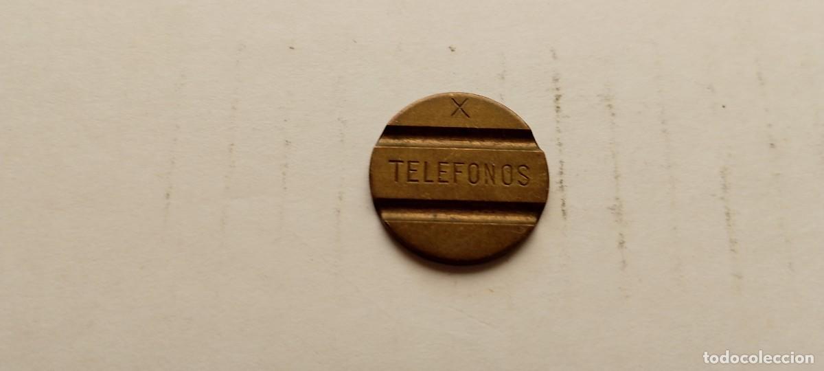 Medallas tem&aacute;ticas: ANTIGUA FICHA TELEFONICA