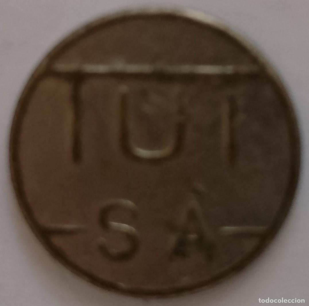 Medallas tem&aacute;ticas: FICHA DE TUT S.A TRANSPORTES URBANOS DE MANRESA