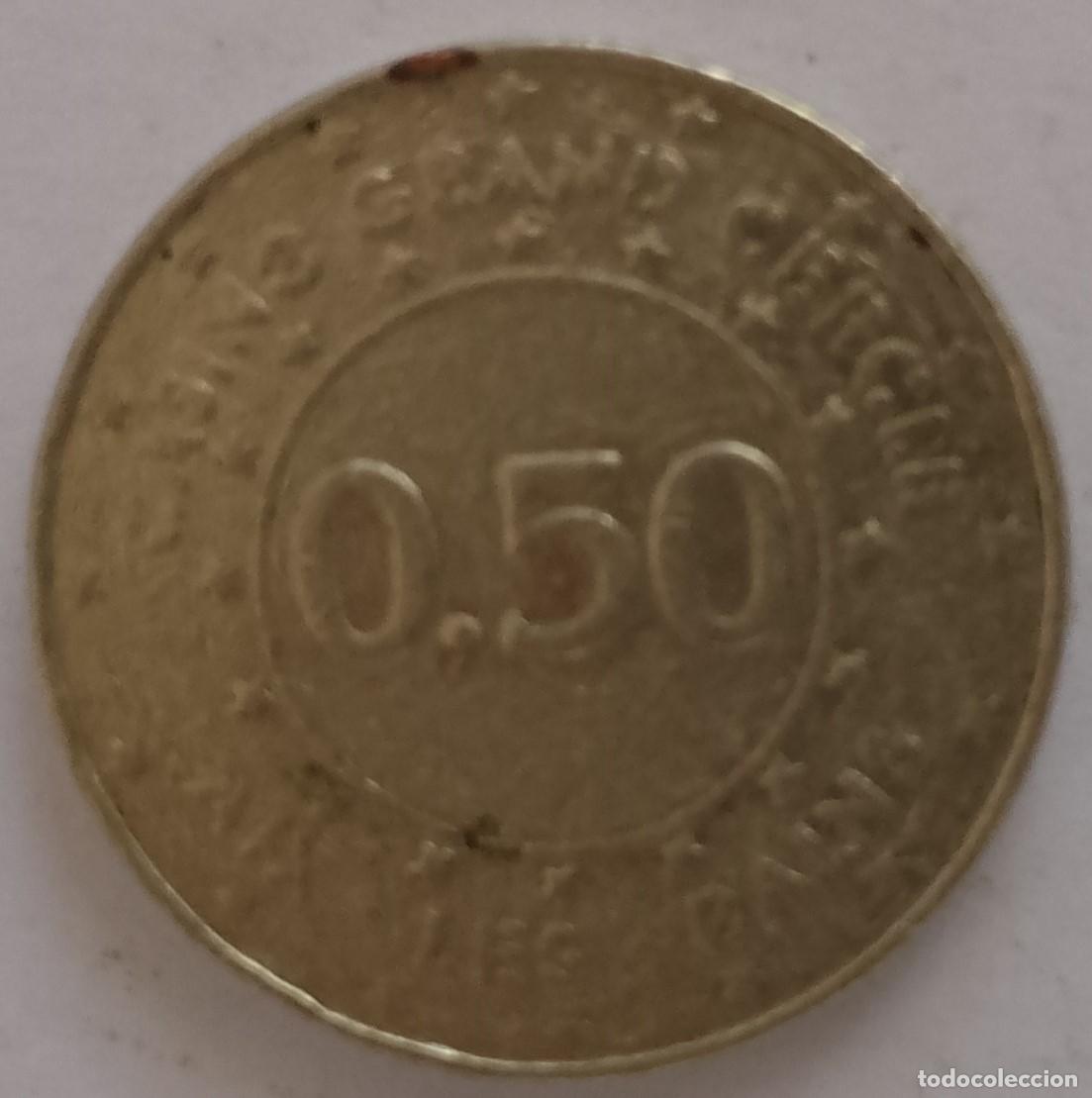 Medallas tem&aacute;ticas: FICHA CASINO GRAN CIRCULO