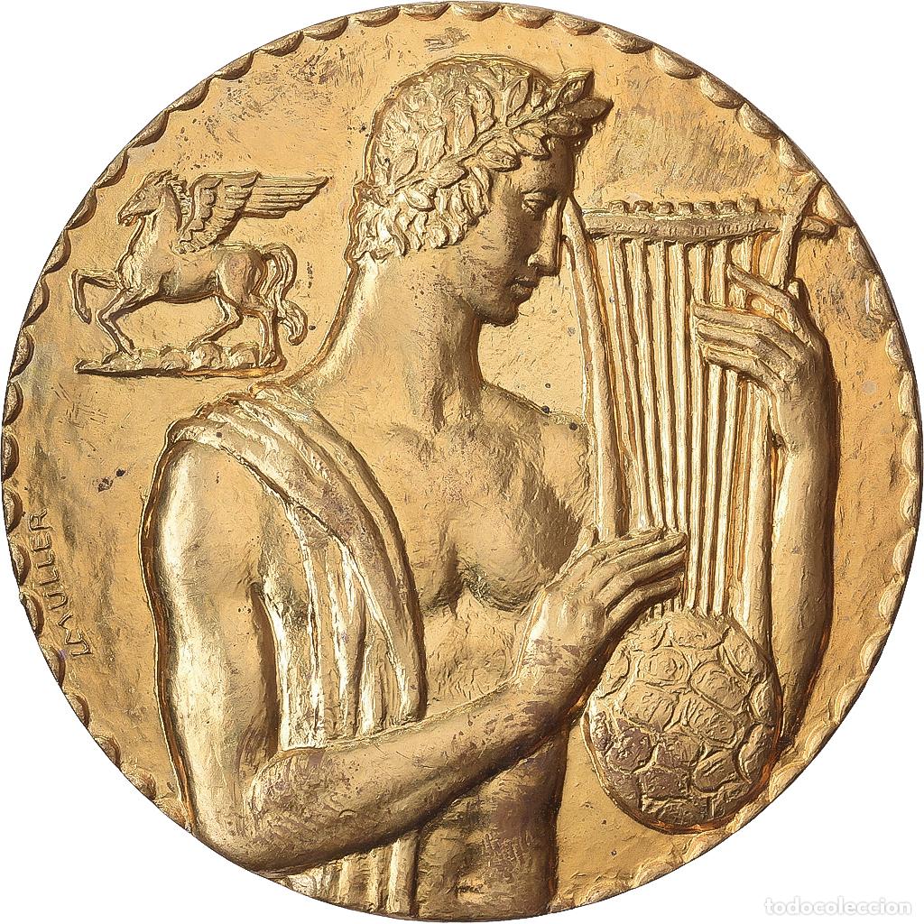 Medallas tem&aacute;ticas: [#1526807] B&eacute;lgica, medalla, Orph&eacute;e, Promotion Artistique Belge de la SABAM, Bronce