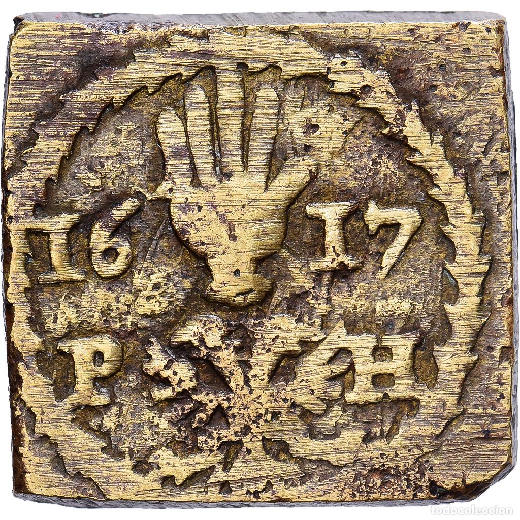 Medallas tem&aacute;ticas: [#1214767] Portugal, Poids Mon&eacute;taire, Cruzade, 1617, Anvers, Lat&oacute;n, MBC