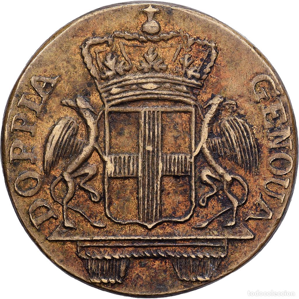 Medallas tem&aacute;ticas: [#1214717] Italia, Poids Mon&eacute;taire, Pi&egrave;ce de 48 lires de G&ecirc;nes, Lat&oacute;n, MBC