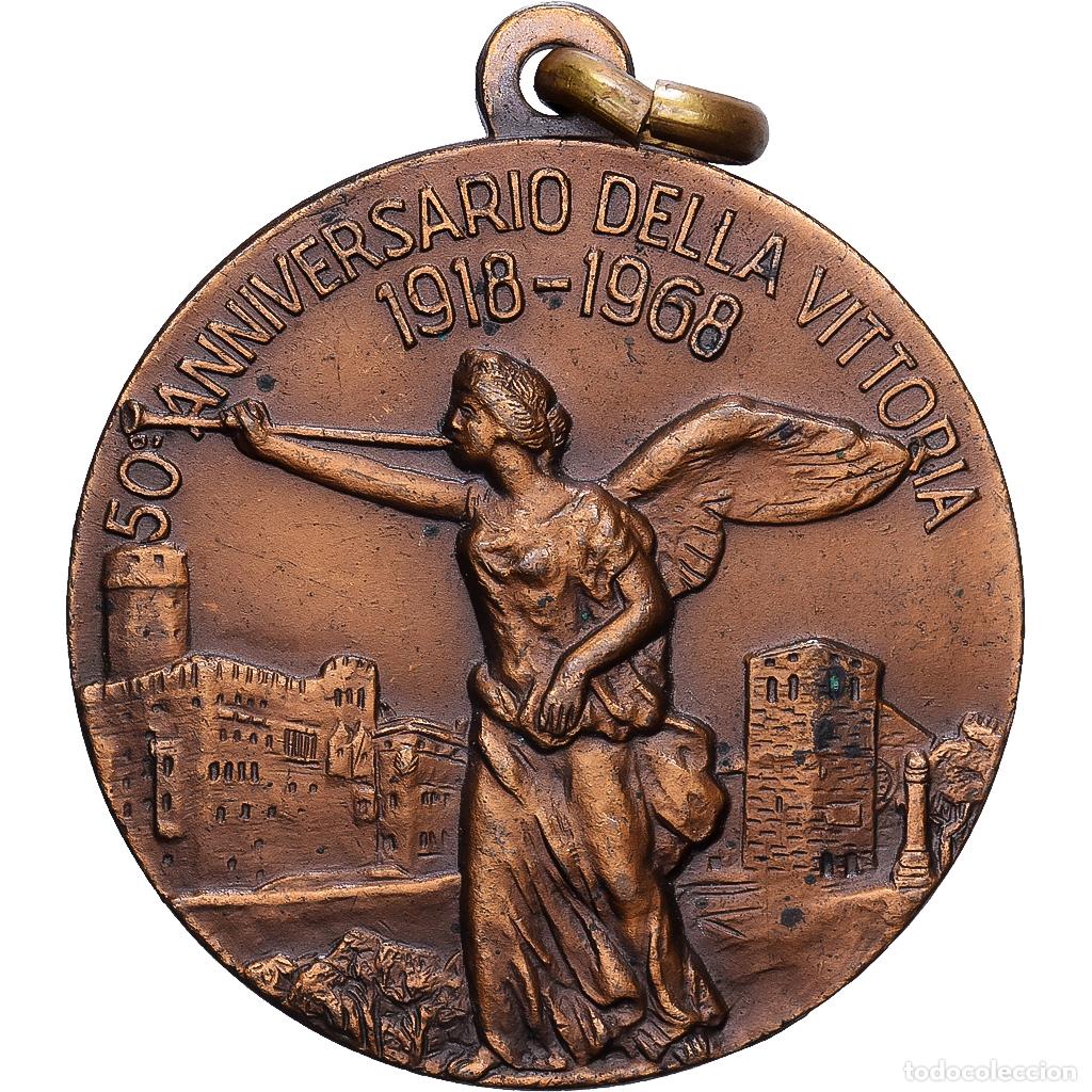 Medallas tem&aacute;ticas: [#1214571] Italia, medalla, 50&egrave;me Anniversaire de la Victoire, 1968, Bronce, SC