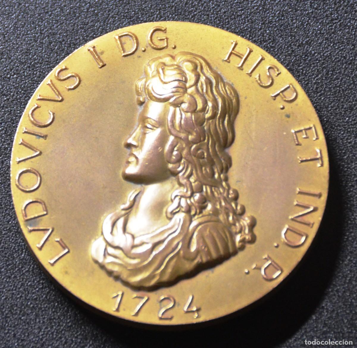 Medallas tem&aacute;ticas: MEDALLA LUDOVICUS I D.G. HISP ET IND. R. - CALIC&Oacute; REYES DE ESPA&Ntilde;A
