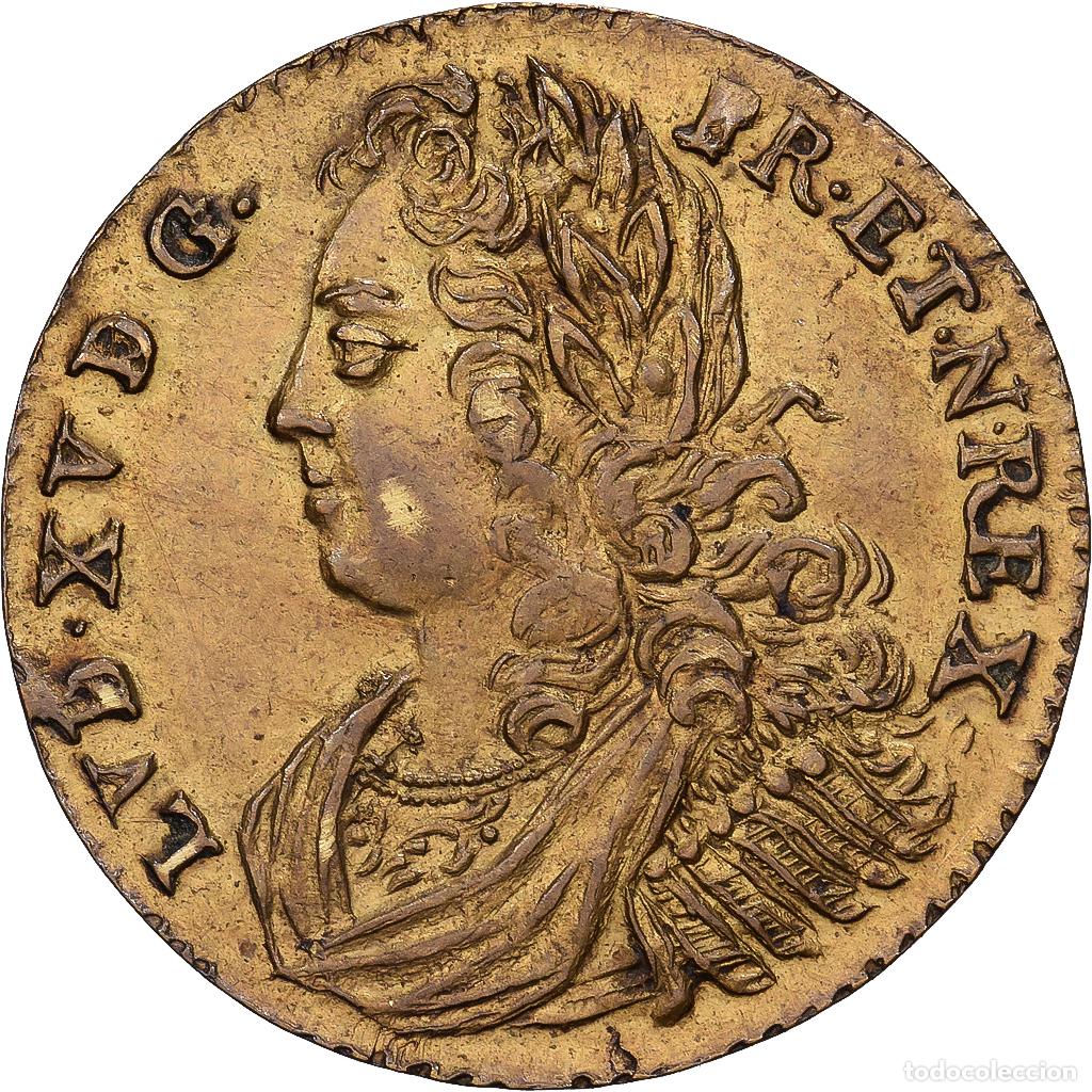 Medallas tem&aacute;ticas: [#1214584] Alemania, zeton, Louis XV et Apollon, Nuremberg, Lat&oacute;n, MBC+