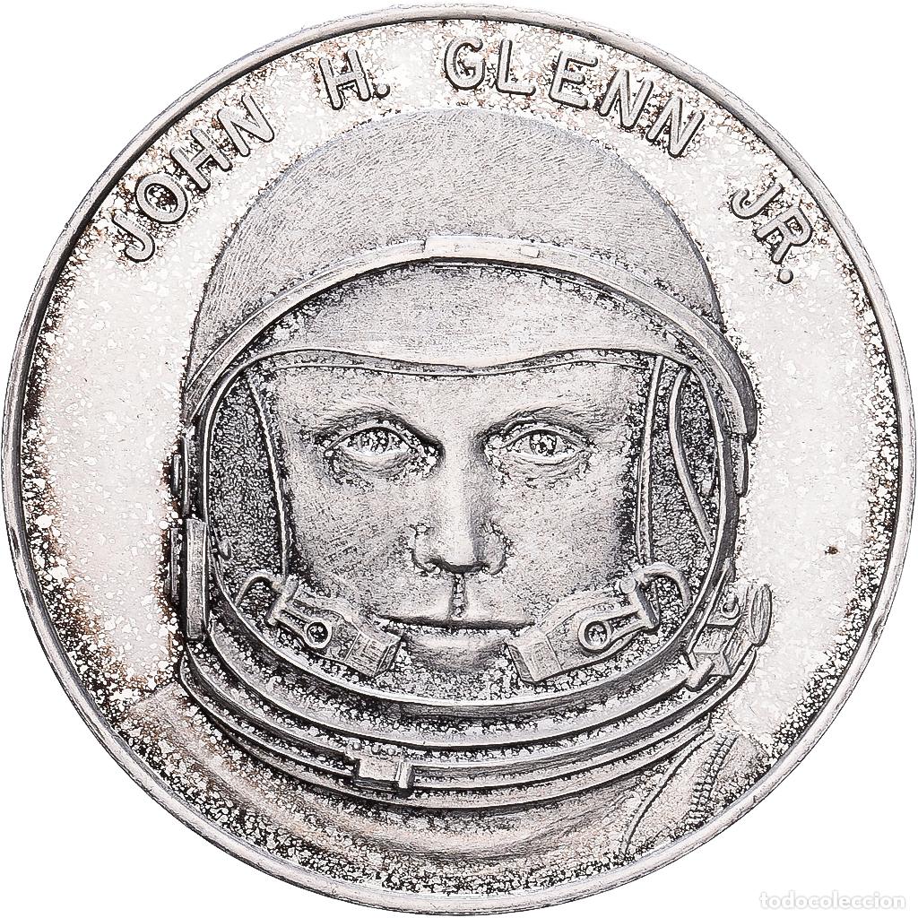 Medallas tem&aacute;ticas: [#1214587] Estados Unidos, zeton, Project Mercury, 1962, Plata, EBC