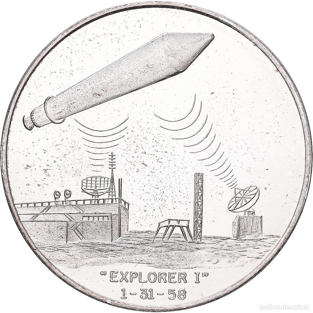 Medallas tem&aacute;ticas: [#1214590] Estados Unidos, zeton, Explorer I, 1958, Plata, EBC