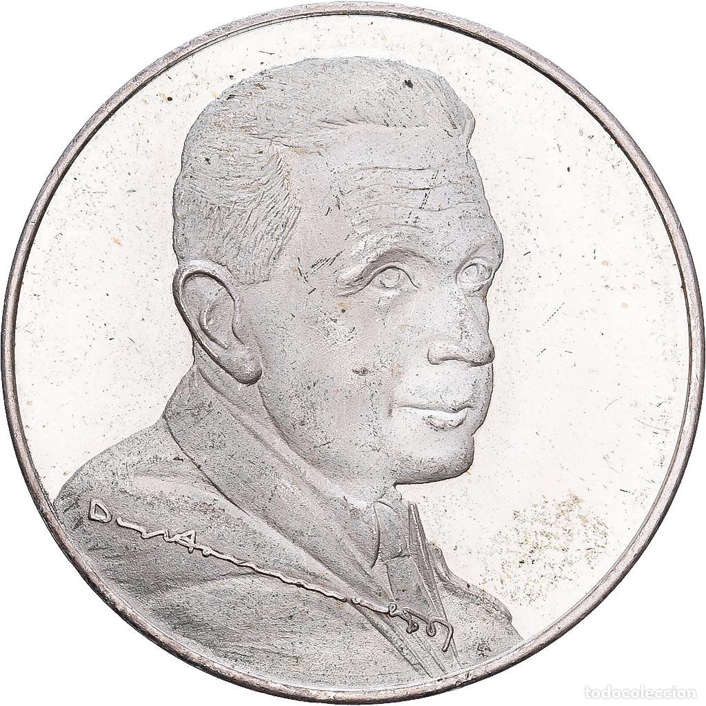 Medallas tem&aacute;ticas: [#1214591] Estados Unidos, zeton, Nations Unies, Dag Hammarskj&ouml;ld, Plata, EBC
