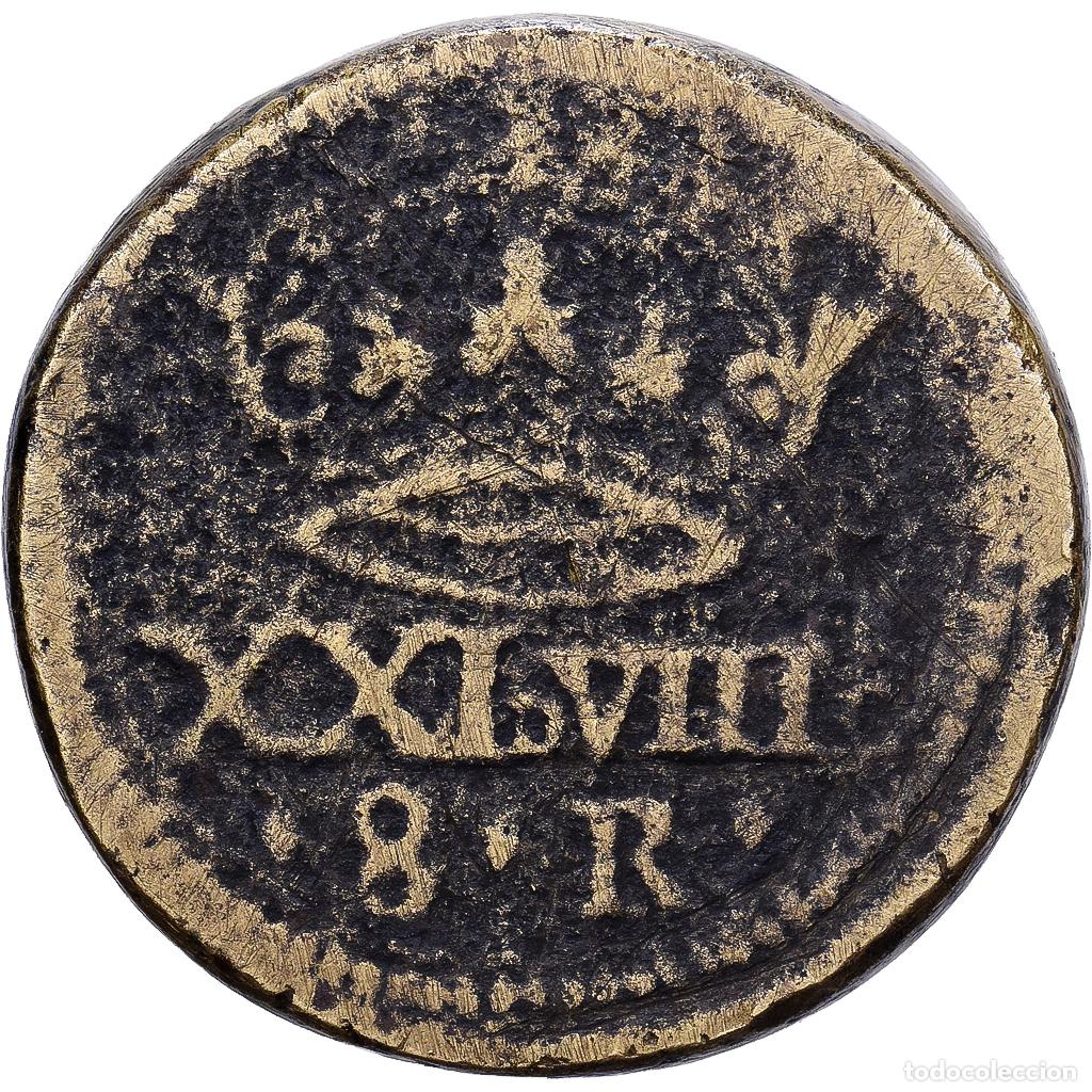 Medallas tem&aacute;ticas: [#1214654] Espa&ntilde;a, Poids mon&eacute;taire, 8 R&eacute;aux, 17th-18th centuries, Lat&oacute;n, BC