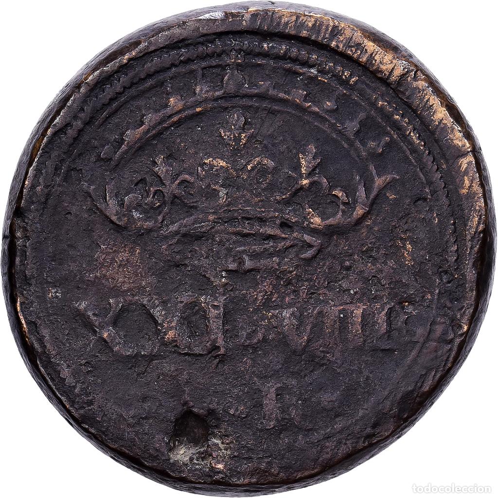 Medallas tem&aacute;ticas: [#1214683] Espa&ntilde;a, Poids mon&eacute;taire, 8 R&eacute;aux, 17th-18th centuries, Lat&oacute;n, BC