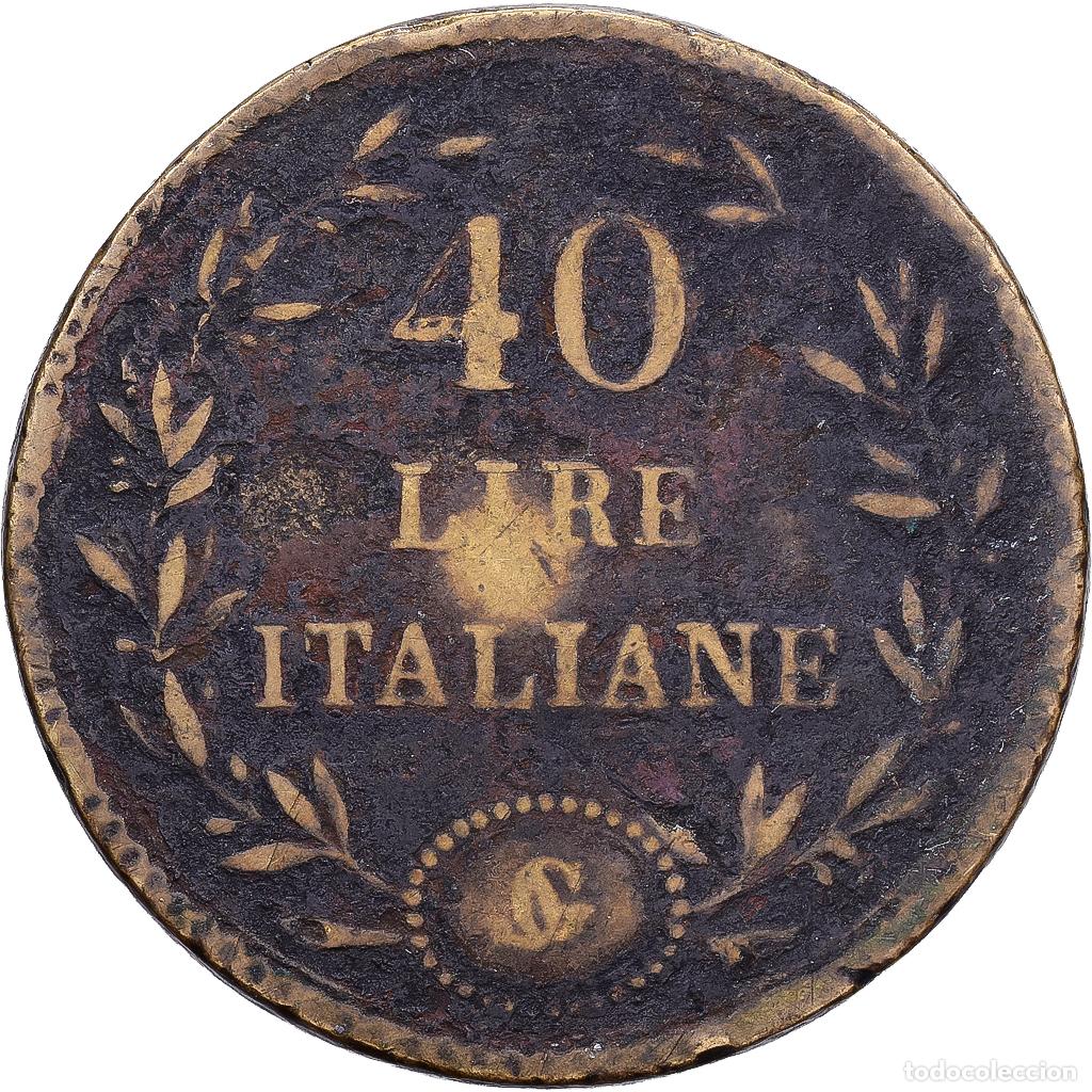 Medallas tem&aacute;ticas: [#1214709] Italia, Poids Mon&eacute;taire, 40 Lires, Lat&oacute;n, BC+